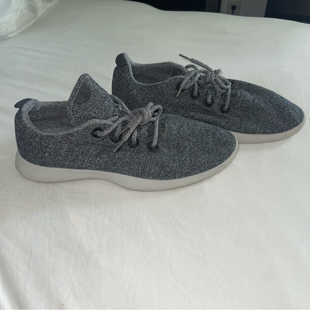 Allbirds Wool Runners Comfort Sneaker for Men Size 14 Natural Grey